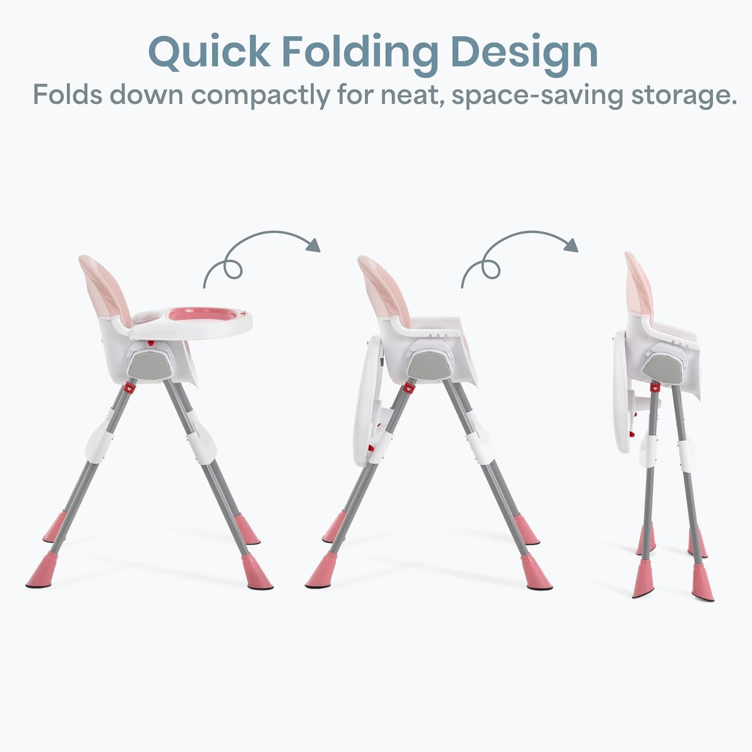 image:imageDream On Me TableTalk 2in1 Convertible High Chair 5Point Harness PinkPink
