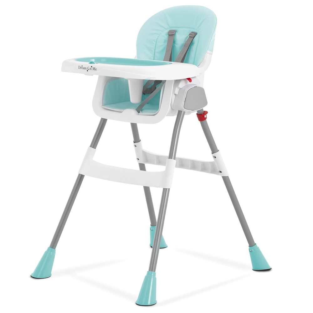 image:imageDream On Me TableTalk 2in1 Convertible High Chair 5Point Harness PinkAqua
