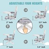Dream On Me Munch N Go Booster Seat for Babies 6–36 Months, 3-in-1 Feeding, Floor & Table Seat, Adjustable 4 Heights, Lightweight Portable Design, 3-Point Safety Harness, Easy to Fold & Carry- Mint(Light Grey)