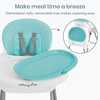 Dream On Me TableTalk 2-in-1 Convertible High Chair, 5-Point Harness, Pink(Aqua)
