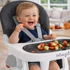 Dream On Me TableTalk 2-in-1 Convertible High Chair, 5-Point Harness, Pink(Black)