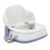 Dream On Me Cozy Pod Baby Booster Seat for 6–36 Months, Portable Travel Booster Chair with 3-Point Safety Harness & 2 Fixing Belts, for Table & Dining, Lightweight Foldable & Easy to Carry – Gray(White)