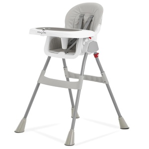 Dream On Me TableTalk 2-in-1 Convertible High Chair, 5-Point Harness, Pink(Grey)
